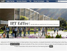 Tablet Screenshot of iptedtec.org
